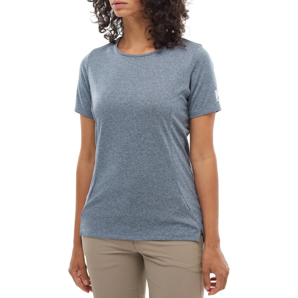 Clearance Tee-shirt de rando Seneca Heather Ts Ss W Navy Blue T-Shirt Randonnée