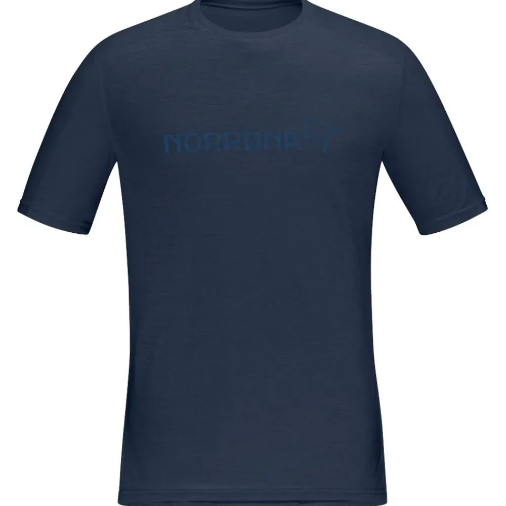 Online Tee-shirt de rando Falketind Equaliser Merino M's Indigo Night T-Shirt Randonnée