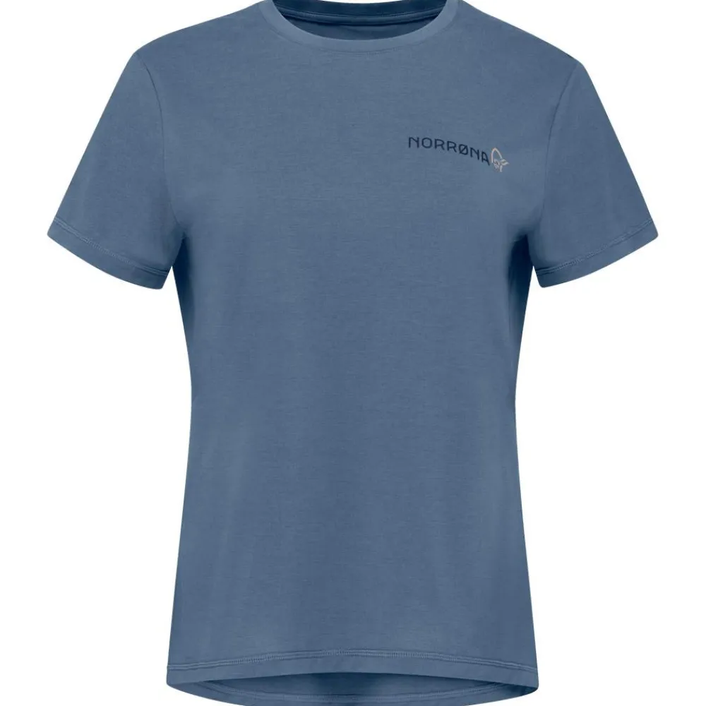 Outlet Tee-shirt de rando Femund Tech T Shirt W Vintage Indigo T-Shirt Randonnée