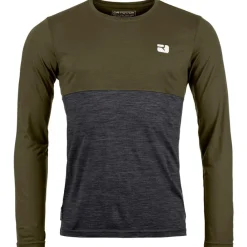 Clearance Tee-shirt de rando 150 Cool Logo Ls M Dark Wild Herbs T-Shirt Escalade|T-Shirt Randonnée