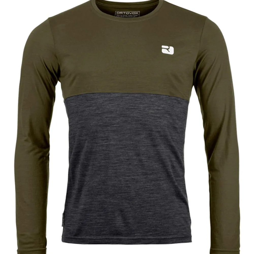 Clearance Tee-shirt de rando 150 Cool Logo Ls M Dark Wild Herbs T-Shirt Escalade|T-Shirt Randonnée
