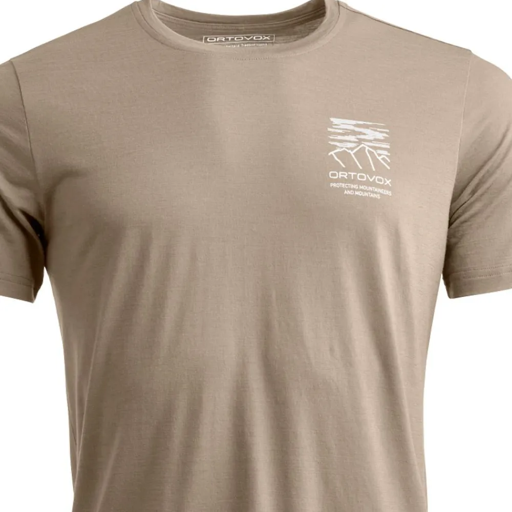 T-Shirt Randonnée<Ortovox Tee-shirt de rando 150 Cool Mtn Mission Tee Shirt Grey Sand