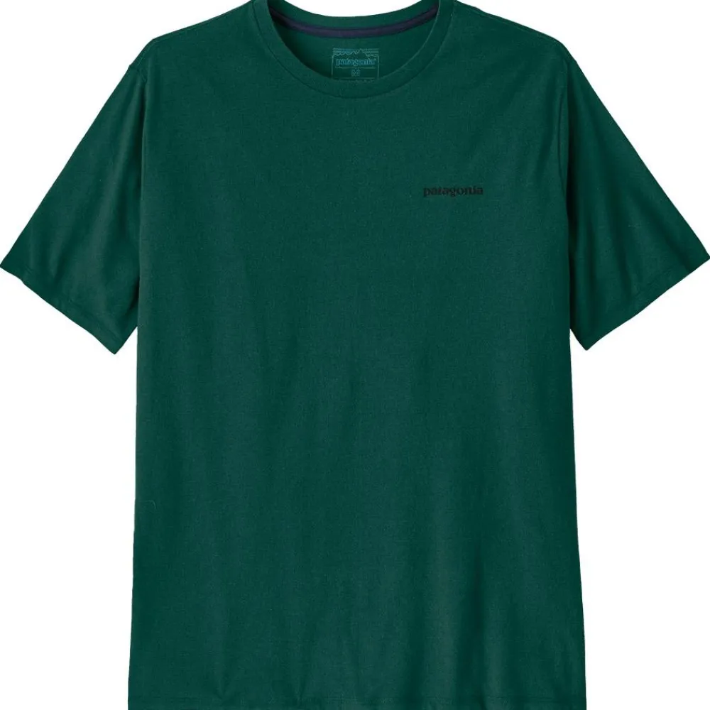 T-Shirt Randonnée<Patagonia Tee-shirt de rando P-6 Logo Responsibili-Tee Cascade Green