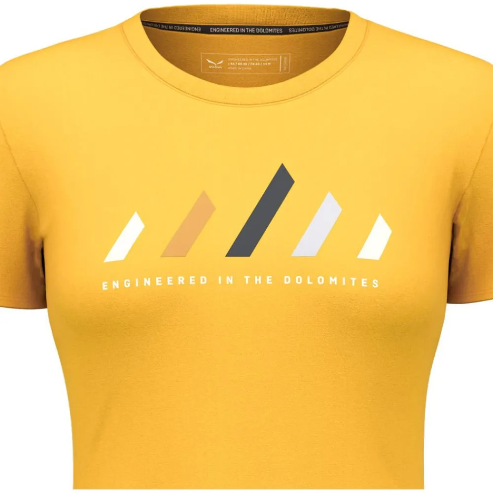 Tee Shirt|T-Shirt Escalade<Salewa Tee-shirt de rando Pure Stripes Dry T-Shirt W Gold