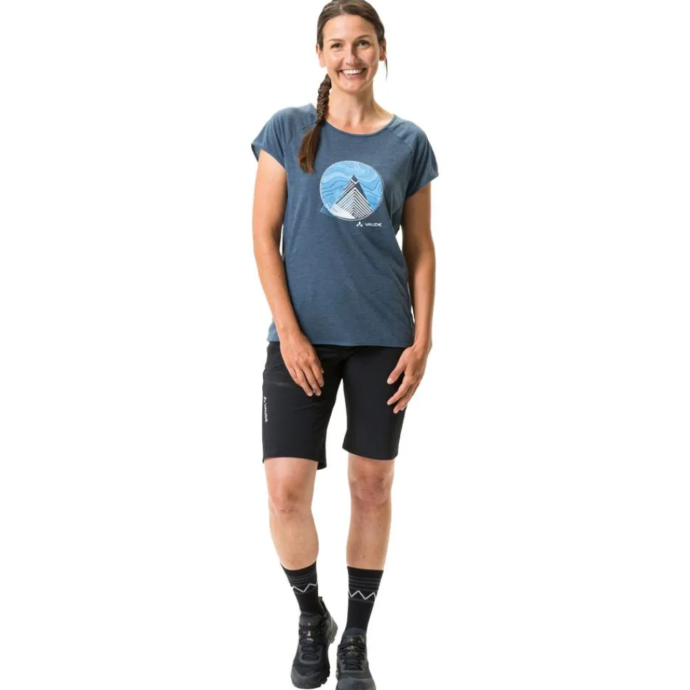 Tee Shirt|T-Shirt Escalade<Vaude Tee-shirt de rando Women's Tekoa T-Shirt II Dark Sea Dark Sea