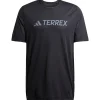 Clearance Tee-shirt de trail Mt Logo Tech Tee Shirt Short Sleeve Black T-Shirt Trail|Vêtements De Trail