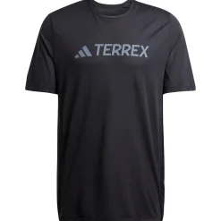 Clearance Tee-shirt de trail Mt Logo Tech Tee Shirt Short Sleeve Black T-Shirt Trail|Vêtements De Trail
