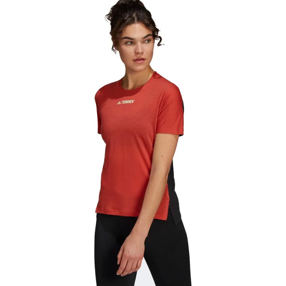 Hot Tee-shirt de trail Agravic Pro Wool Women Altered Amber T-Shirt Trail|Vêtements De Trail