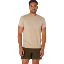 Tee-shirt de trail Road Seamless Ss Top Cream T-Shirt Trail|Vêtements De Trail