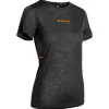 Tee-shirt de trail Perfomance Wool Tee Shirt W Obsidian T-Shirt Trail|Vêtements De Trail