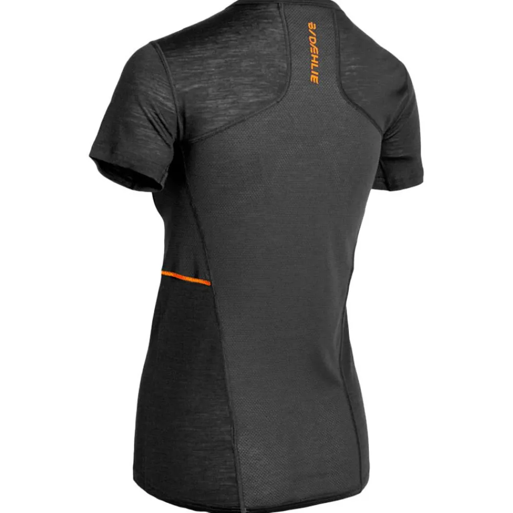 Tee-shirt de trail Perfomance Wool Tee Shirt W Obsidian T-Shirt Trail|Vêtements De Trail