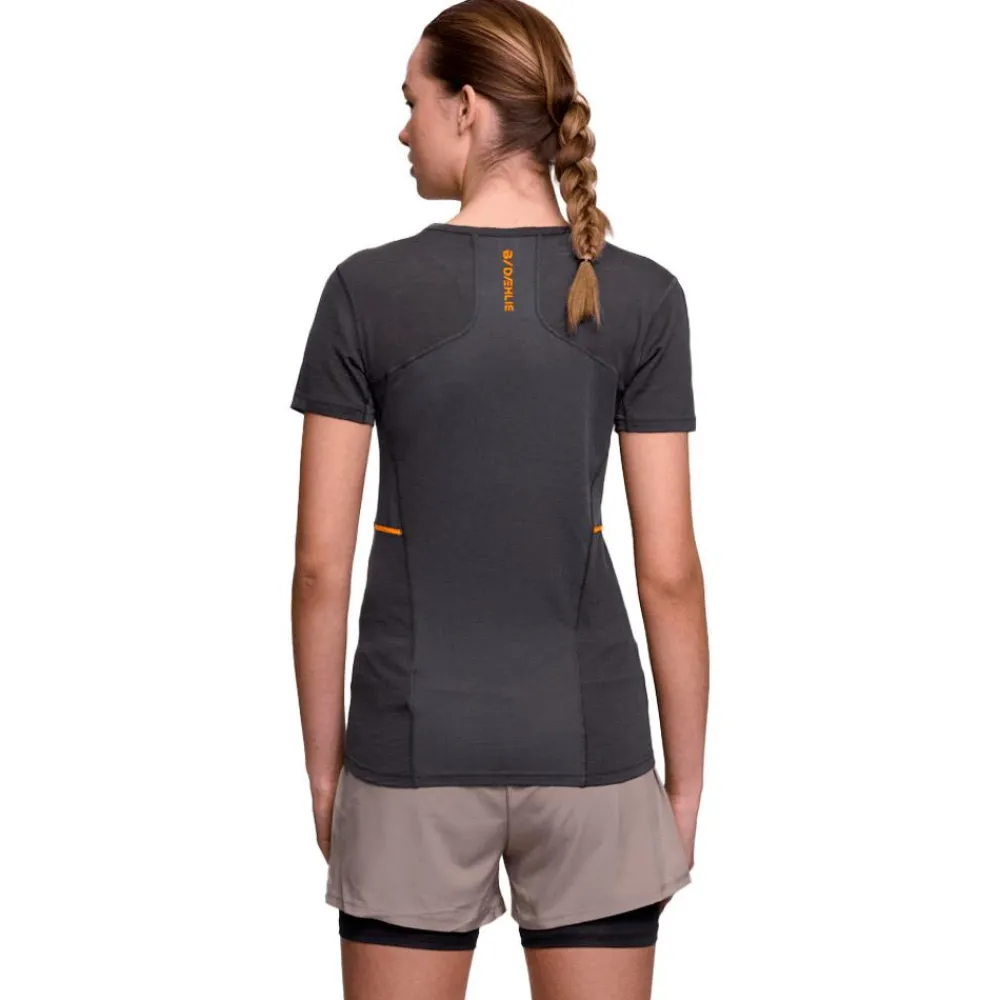 Tee-shirt de trail Perfomance Wool Tee Shirt W Obsidian T-Shirt Trail|Vêtements De Trail