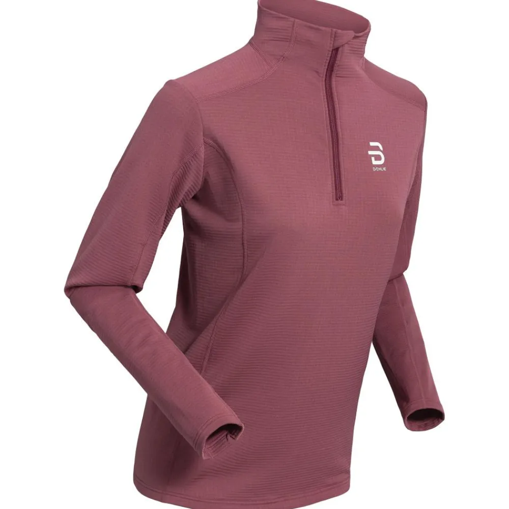 Best Tee-shirt de trail Half Zip Grid W Wild Berry T-Shirt Trail|Vêtements De Trail