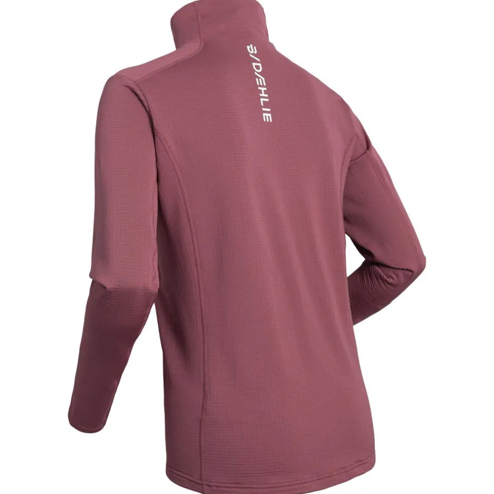 Best Tee-shirt de trail Half Zip Grid W Wild Berry T-Shirt Trail|Vêtements De Trail