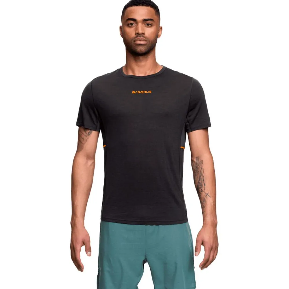 T-Shirt Trail|Vêtements De Trail<Bjorn Daehlie Tee-shirt de trail Performance Wool Tee Shirt M Obsidian
