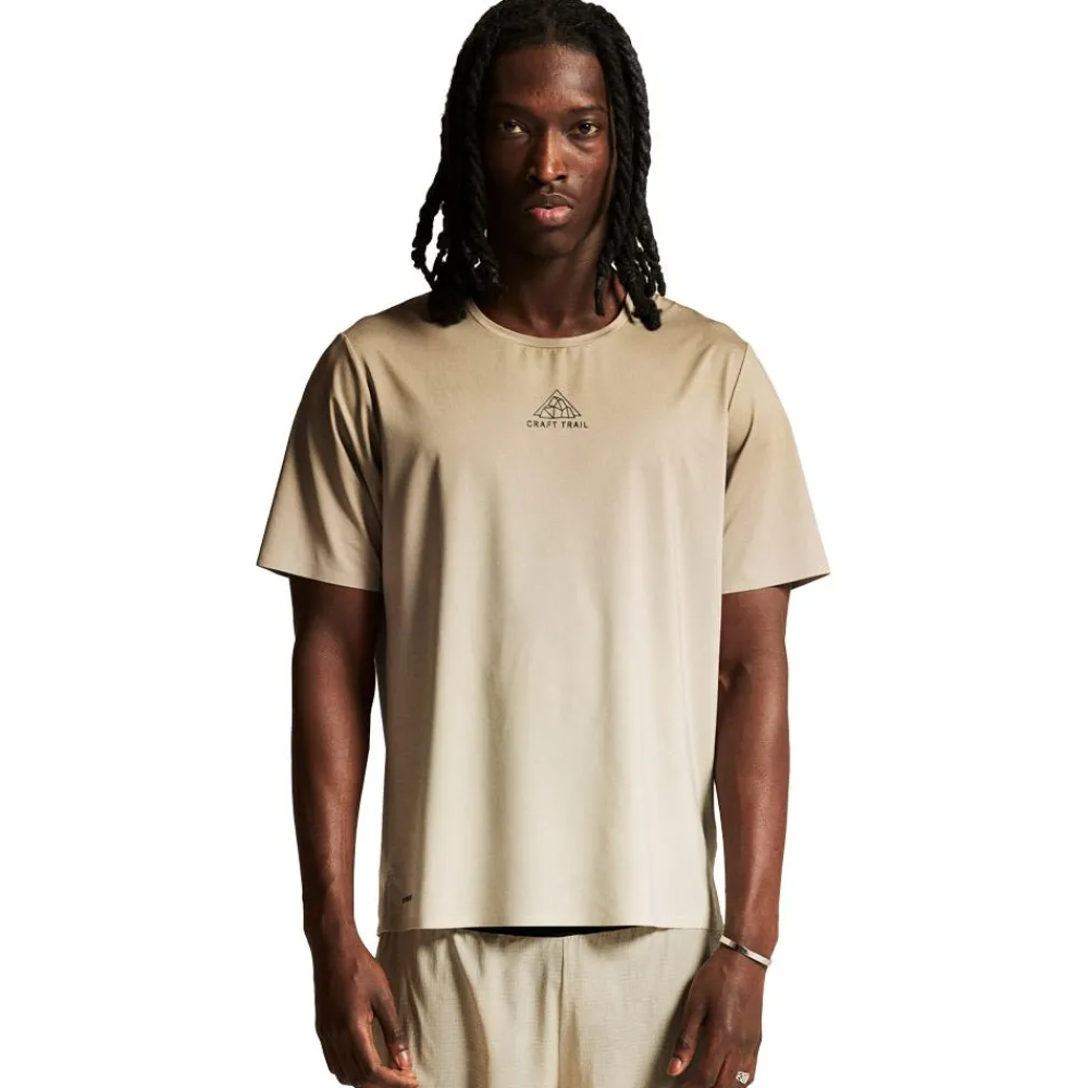 Outlet Tee-shirt de trail Pro Trail Short Sleeve Tee 2 M Hay T-Shirt Trail|Vêtements De Trail