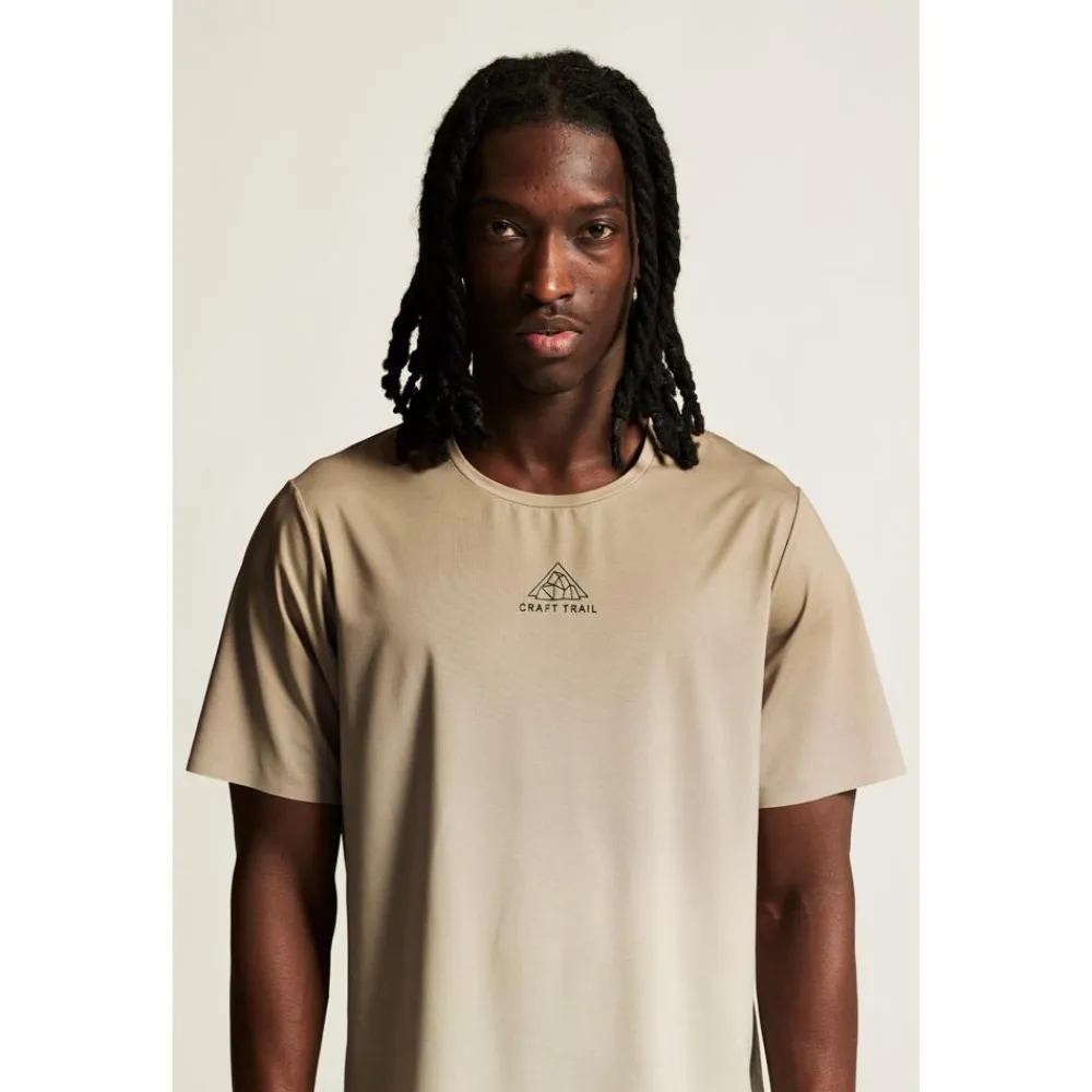 Outlet Tee-shirt de trail Pro Trail Short Sleeve Tee 2 M Hay T-Shirt Trail|Vêtements De Trail