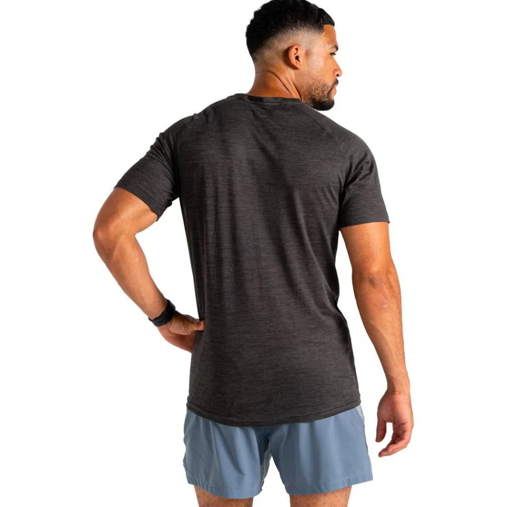 Online Tee-shirt de trail Persist Tee Black Marl T-Shirt Trail|Vêtements De Trail