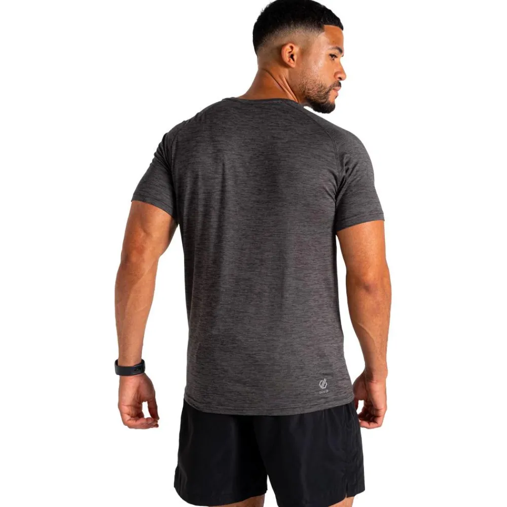Online Tee-shirt de trail Persist Tee Black Marl T-Shirt Trail|Vêtements De Trail