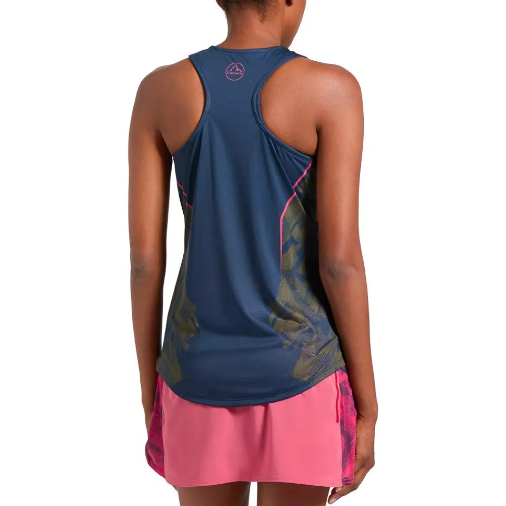 T-Shirt Trail|Vêtements De Trail<La Sportiva Tee-shirt de trail Pacer Tank W Night Sky Rosebay