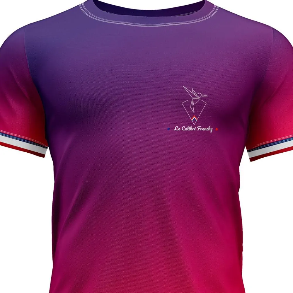 Online Tee-shirt de trail Le Frog Violet T-Shirt Trail|Vêtements De Trail