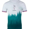 T-Shirt Trail|Vêtements De Trail<Le Colibri Frenchy Tee-shirt de trail Le Forestier Vert Blanc