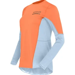 T-Shirt Trail|T-Shirt Randonnée<Norrona Tee-shirt de trail senja equaliser lightweight Long sleeve W's Flamingo