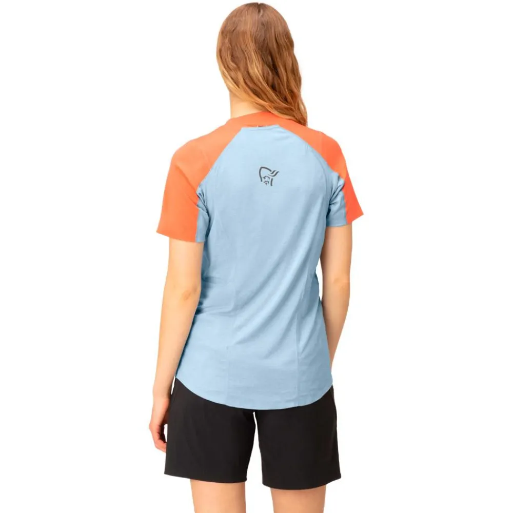 Clearance Tee-shirt de trail senja equaliser lightweight T-shirt W's Flamingo T-Shirt Trail|T-Shirt Randonnée