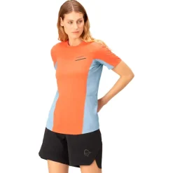 Clearance Tee-shirt de trail senja equaliser lightweight T-shirt W's Flamingo T-Shirt Trail|T-Shirt Randonnée