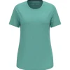 T-Shirt Trail|T-Shirt Randonnée<Odlo Tee-shirt de trail Active 365 Linencool T-Shirt Crew Neck SS Wmn Aqua Haze Melange