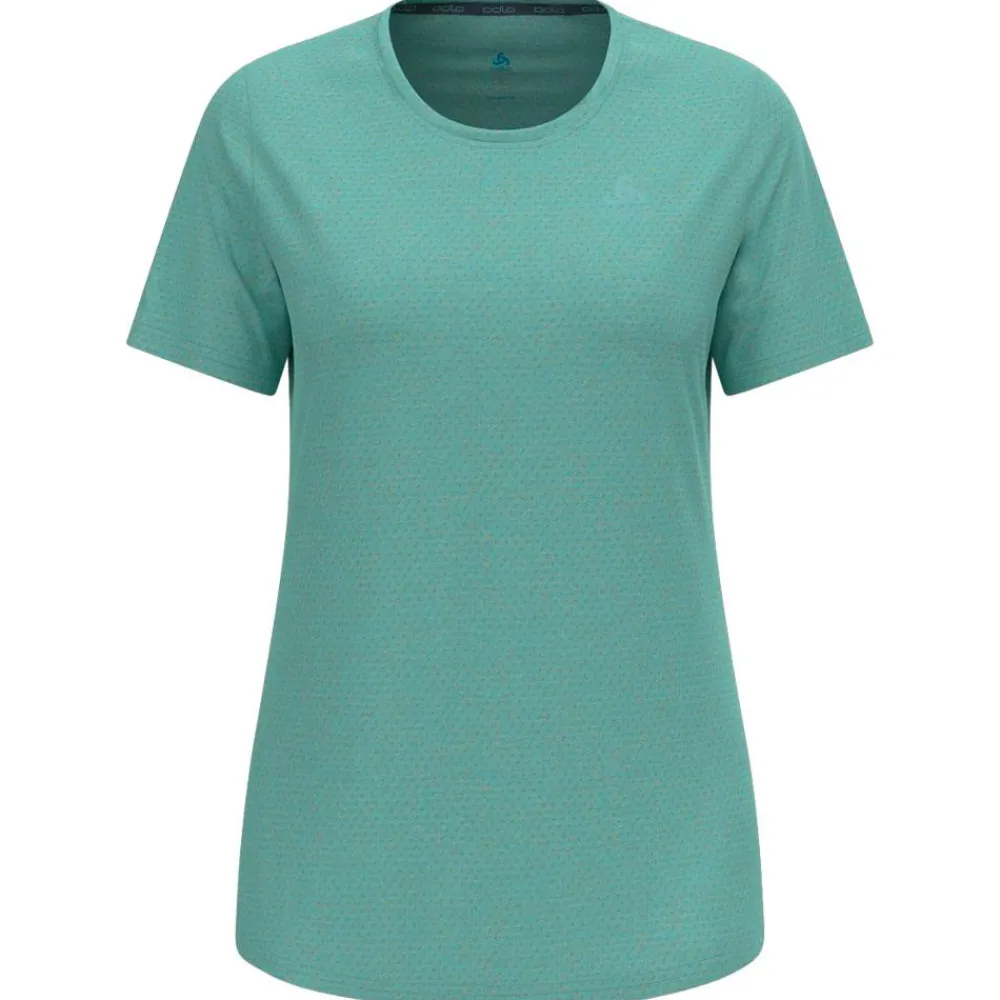 T-Shirt Trail|T-Shirt Randonnée<Odlo Tee-shirt de trail Active 365 Linencool T-Shirt Crew Neck SS Wmn Aqua Haze Melange
