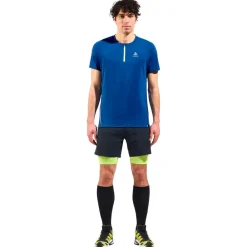 Best Tee-shirt de trail Axalp Trail T'Shirt S/S 1/2 Zip Limoges T-Shirt Trail|Vêtements De Trail