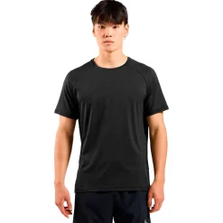 T-Shirt Trail|Vêtements De Trail<Odlo Tee-shirt de trail Essential 365 Tee Shirt Crew Neck Short Sleeve Black Melange