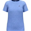 T-Shirt Trail|T-Shirt Randonnée<Odlo Tee-shirt de trail Essential Seamless T-Shirt Crew Neck SS Wmn Persian Jewel Melange