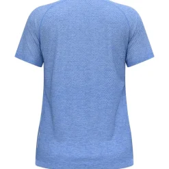 T-Shirt Trail|T-Shirt Randonnée<Odlo Tee-shirt de trail Essential Seamless T-Shirt Crew Neck SS Wmn Persian Jewel Melange