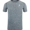 T-Shirt Trail|T-Shirt Randonnée<Odlo Tee-shirt de trail Essential Seamless T-Shirt Crew Neck SS Grey Melange