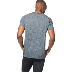 T-Shirt Trail|T-Shirt Randonnée<Odlo Tee-shirt de trail Essential Seamless T-Shirt Crew Neck SS Grey Melange