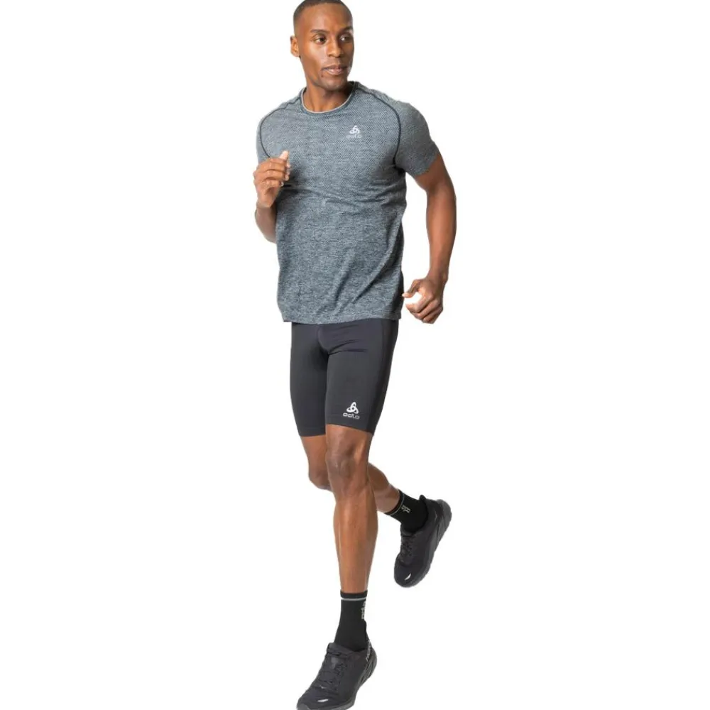 T-Shirt Trail|T-Shirt Randonnée<Odlo Tee-shirt de trail Essential Seamless T-Shirt Crew Neck SS Grey Melange