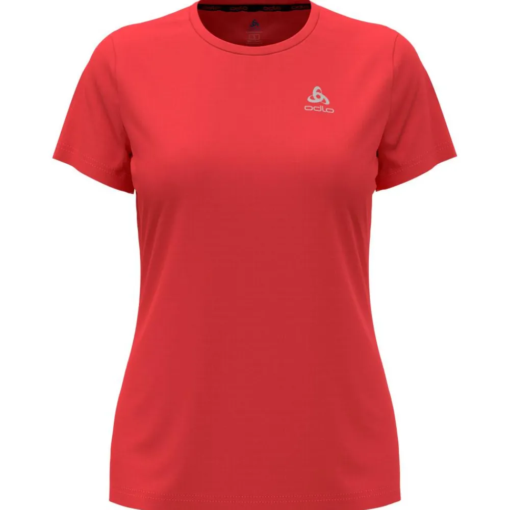 T-Shirt Trail|Vêtements De Trail<Odlo Tee-shirt de trail Tee Shirt Crew Neck Short Sleeve Essential Flyer Cayenne