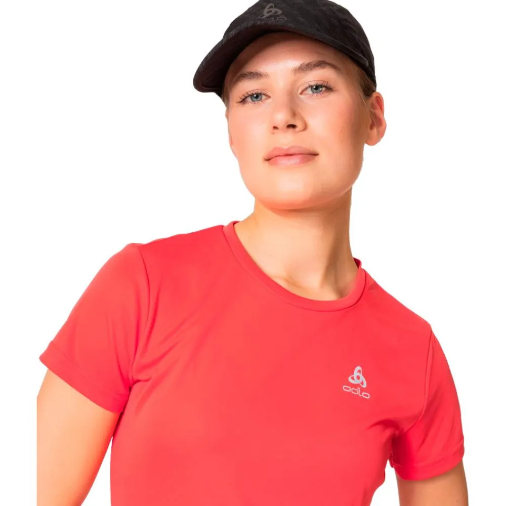 T-Shirt Trail|Vêtements De Trail<Odlo Tee-shirt de trail Tee Shirt Crew Neck Short Sleeve Essential Flyer Cayenne