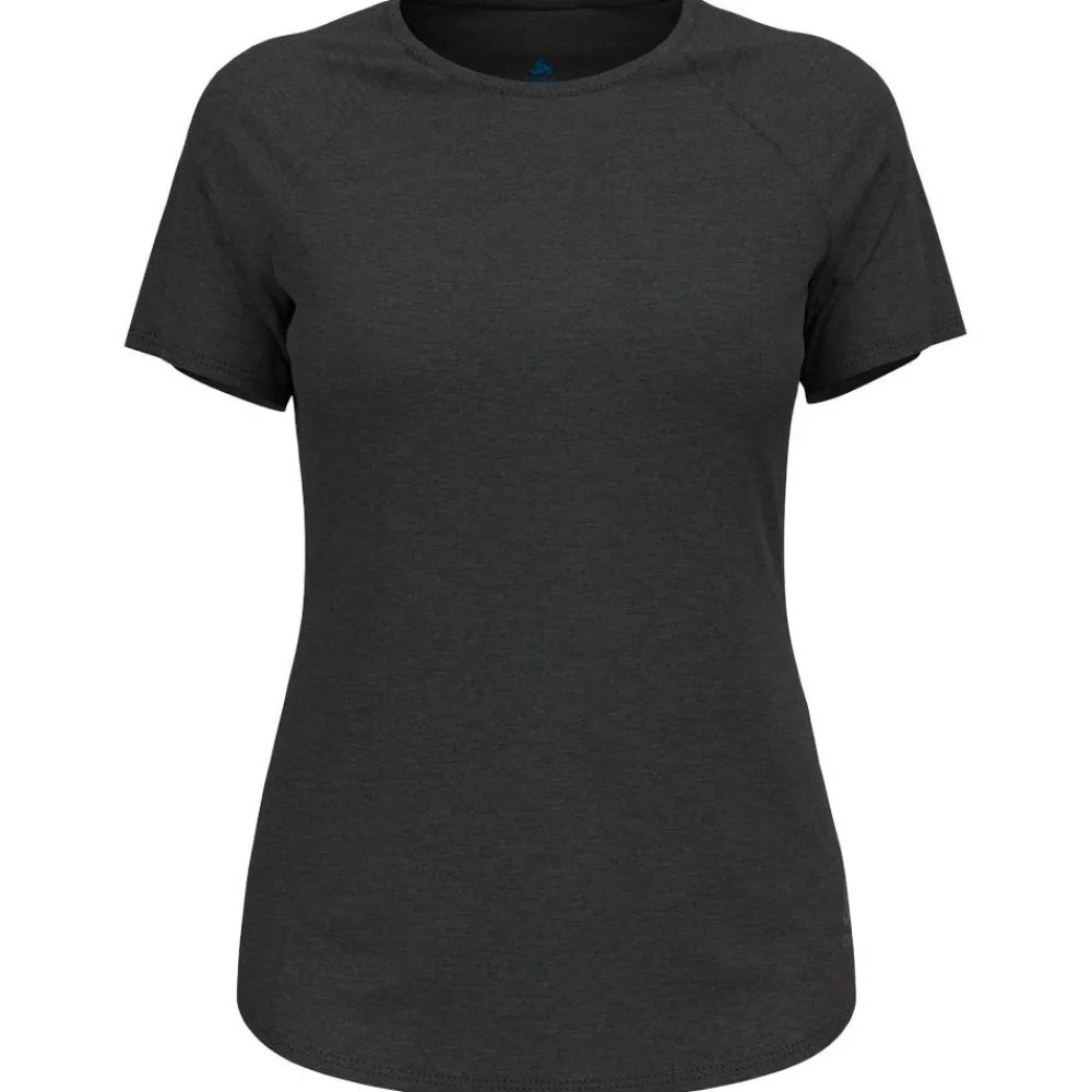 Discount Tee-shirt de trail Tee Shirt Crew Neck Essential Short Sleeve Black Melange T-Shirt Trail|Vêtements De Trail