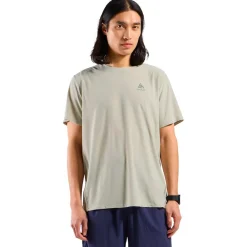 T-Shirt Trail|Vêtements De Trail<Odlo Tee-shirt de trail Zeroweight Chill Tec Short Sleeve Agate Gray