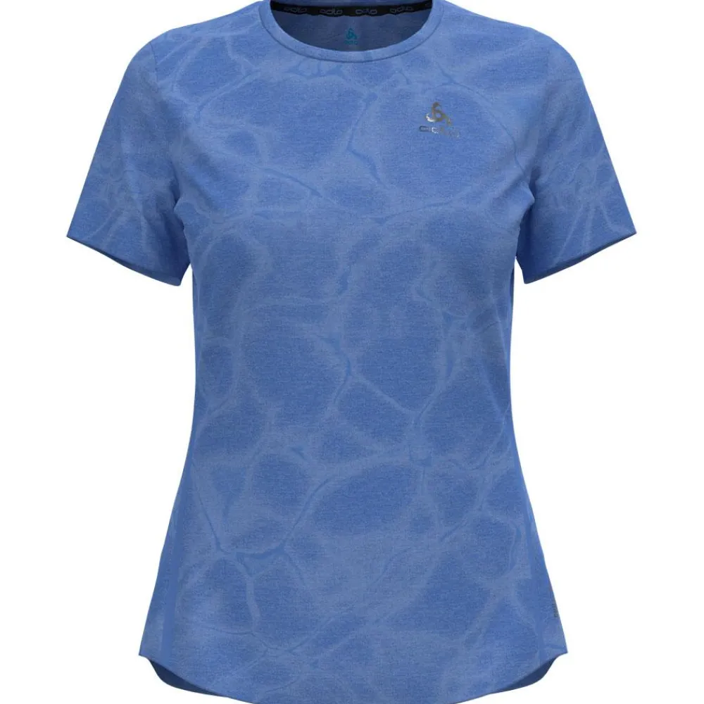 Clearance Tee-shirt de trail Zeroweight Engineered Chill-Tec W Persian Jewel Melange Vêtements De Trail|T-Shirt Trail