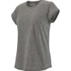 Outlet Tee-shirt de trail W's Ridge Flow Black Vêtements De Trail|T-Shirt Trail