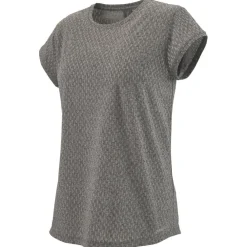 Outlet Tee-shirt de trail W's Ridge Flow Black Vêtements De Trail|T-Shirt Trail