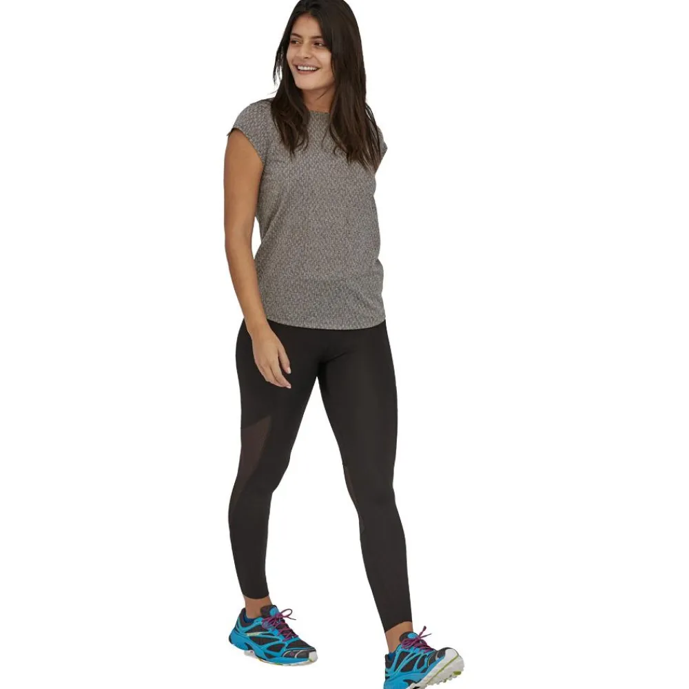 Outlet Tee-shirt de trail W's Ridge Flow Black Vêtements De Trail|T-Shirt Trail