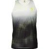 Clearance Tee-shirt de trail RC Run Men's Tank White Yellow T-Shirt Trail|Vêtements De Trail