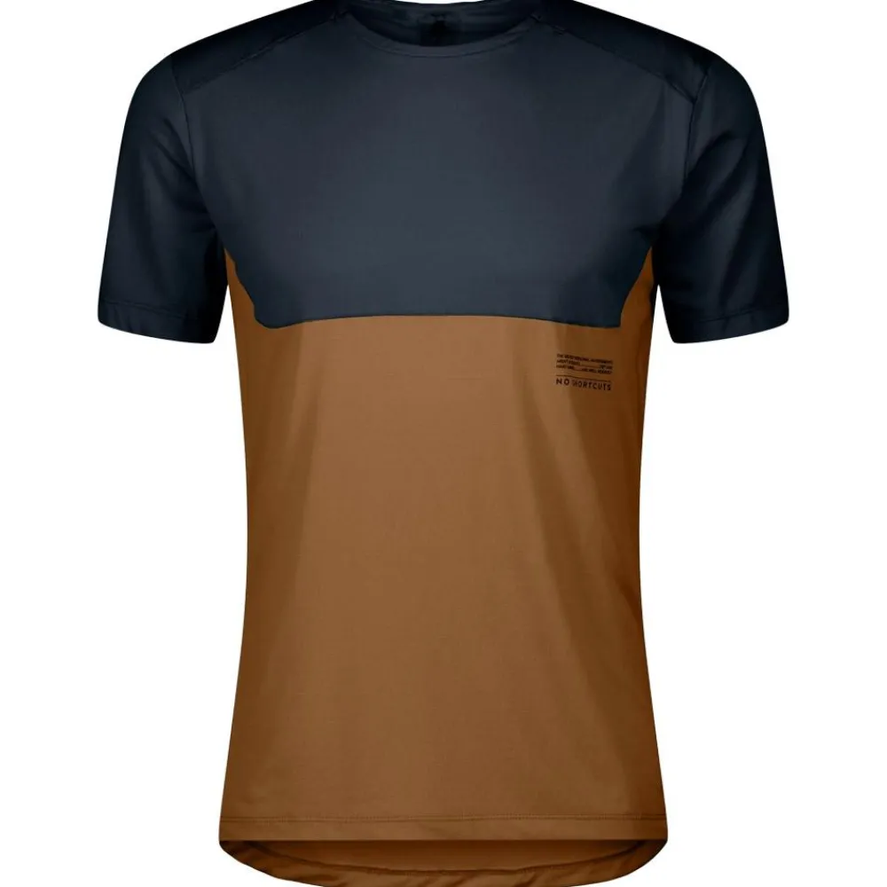 Online Tee-shirt de trail Tee M's Endurance Tech Short Sleeve Dark Blue Bread Brown Vêtements De Trail|T-Shirt Trail