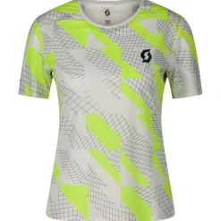 Best Tee-shirt de trail Tee W's Rc Run Short Sleeve White Black T-Shirt Trail|Vêtements De Trail