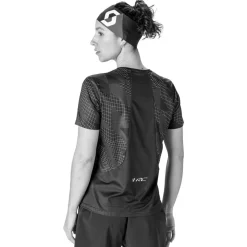 Best Tee-shirt de trail Tee W's Rc Run Short Sleeve White Black T-Shirt Trail|Vêtements De Trail